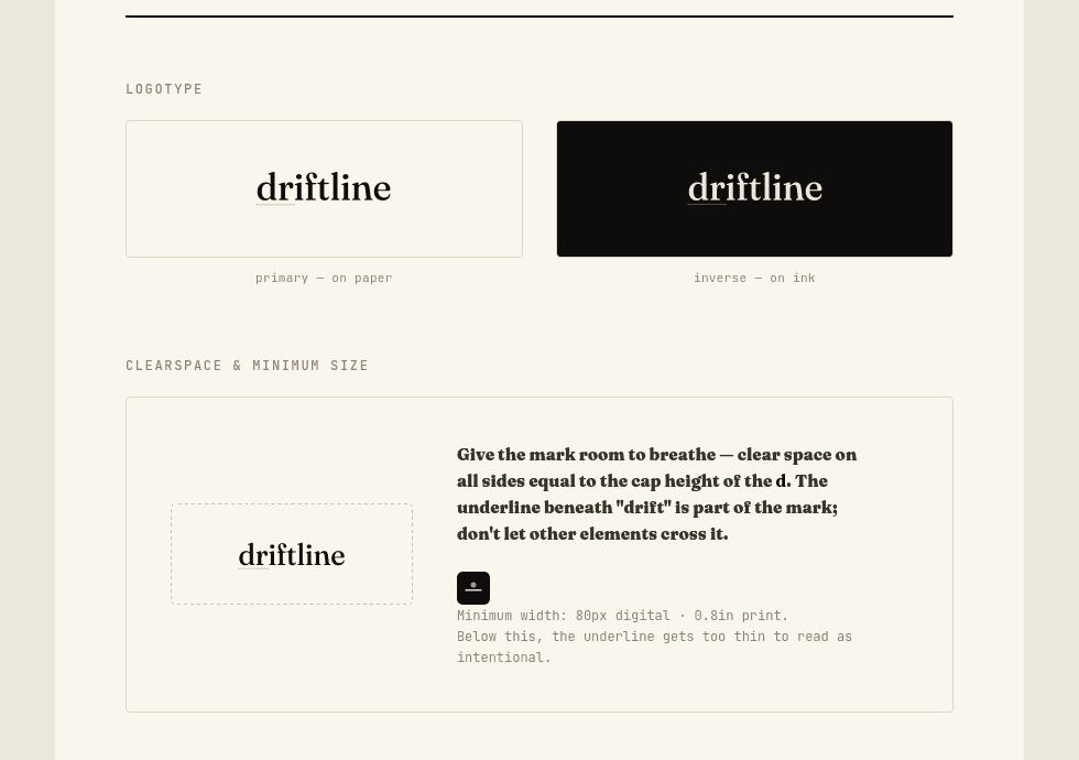 Full branding control branding example